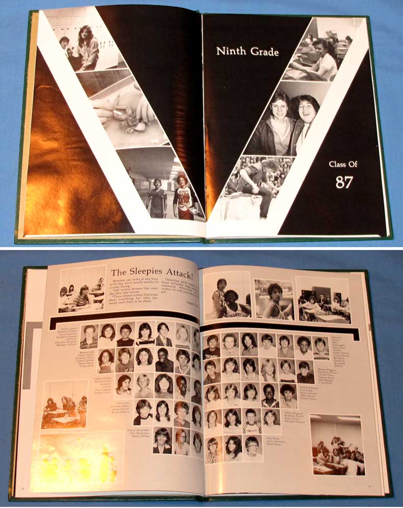 1984 hoover hawk yearbook hoover junior high school taylor michigan